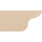 Ekena Millwork 6in. W x 8in. H x 16in. L Carmel Woodgrain TimberThane Rafter Tail, Primed Tan RFTUR06X08X16CARRCPR - alternate 5